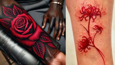 red ink tattoo